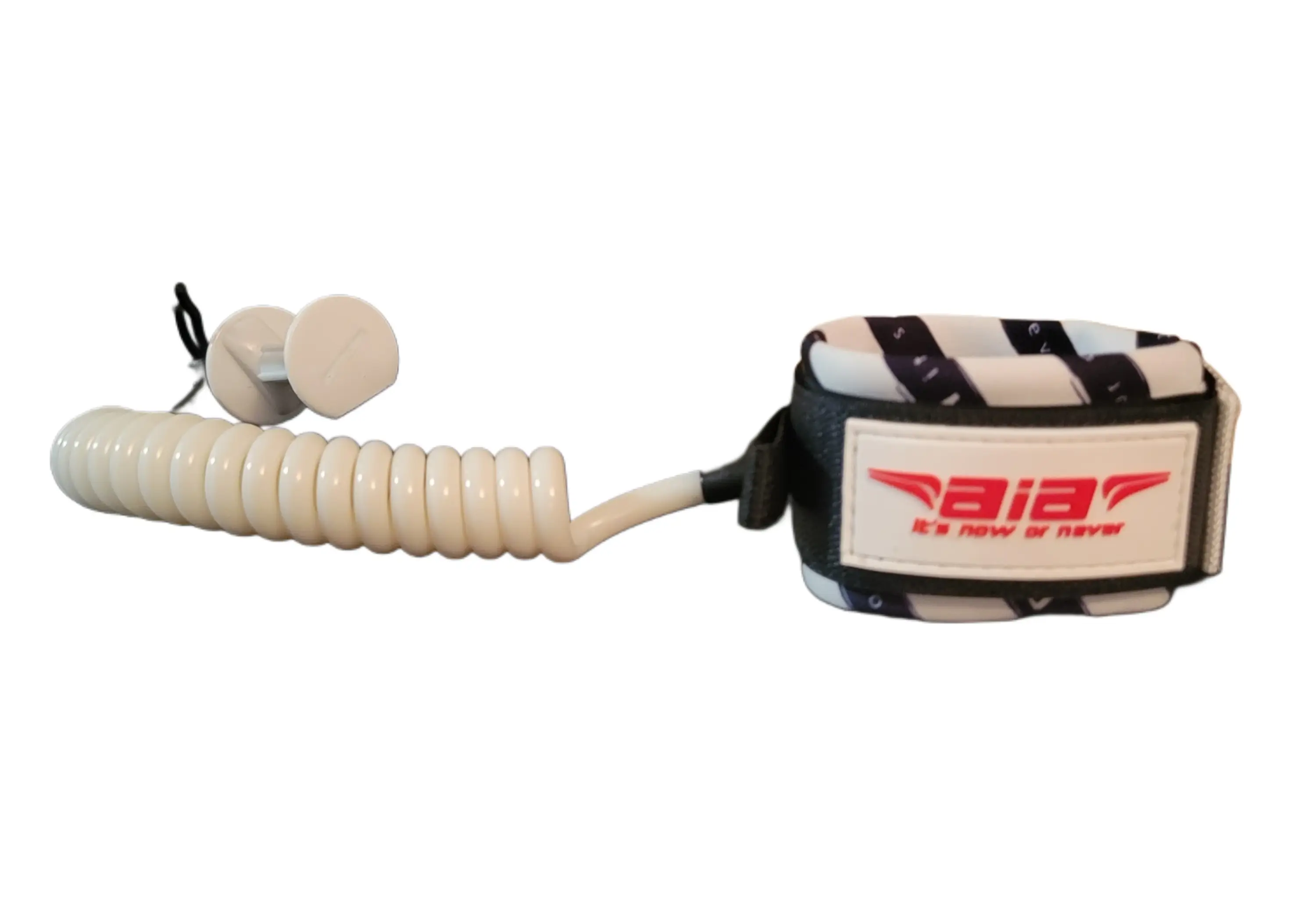 A pair of white wired earbuds with a coiled cable.